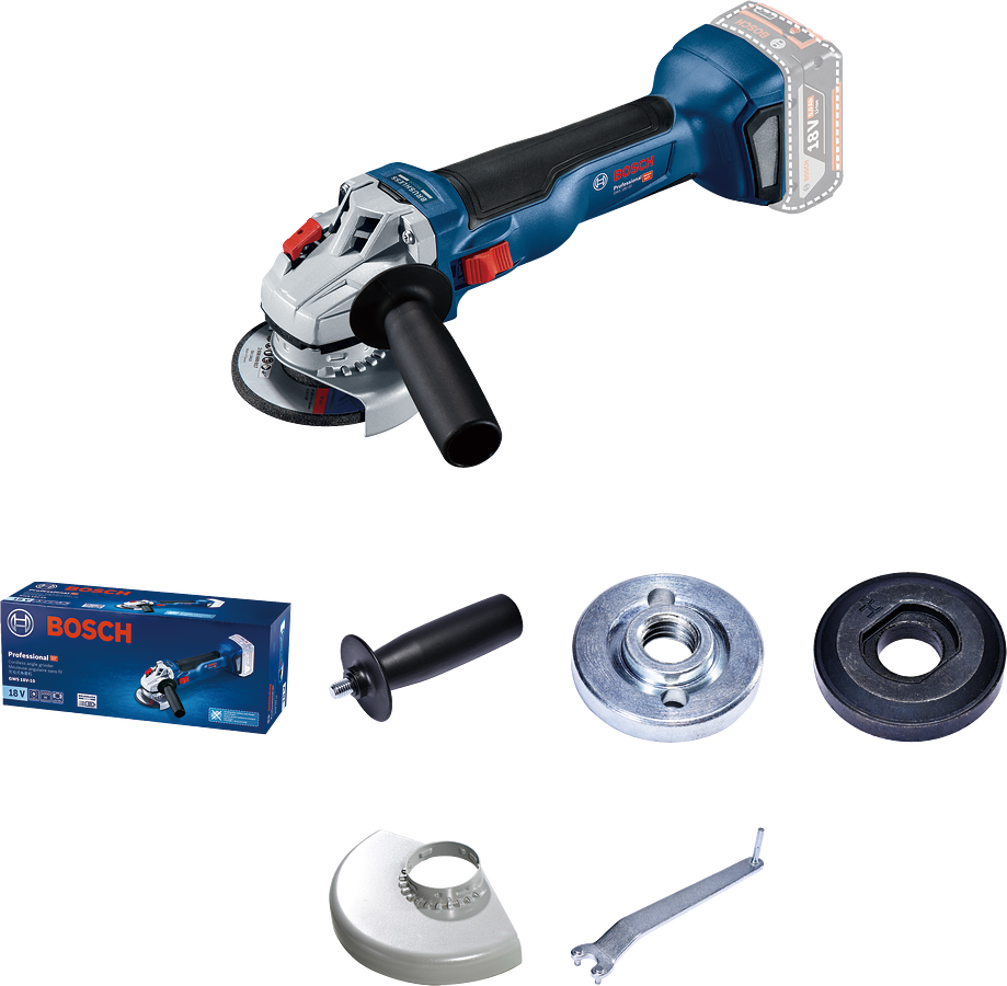 Bosch รุ่น GWS 18V-10 เครื่องเจียรไฟฟ้า (เครื่องเปล่า)