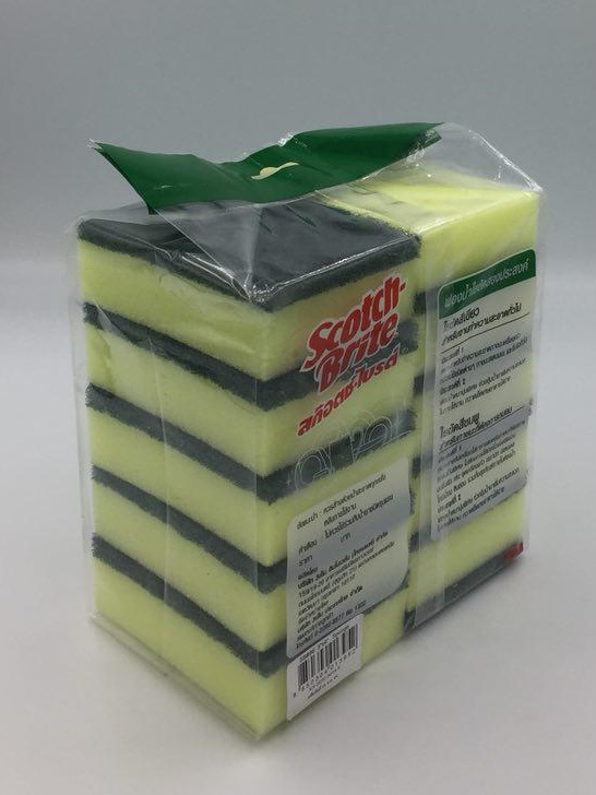 สก็อตไบร์ท ขนาด3*4 นิ้ว 10ชิ้น/แพ็ค