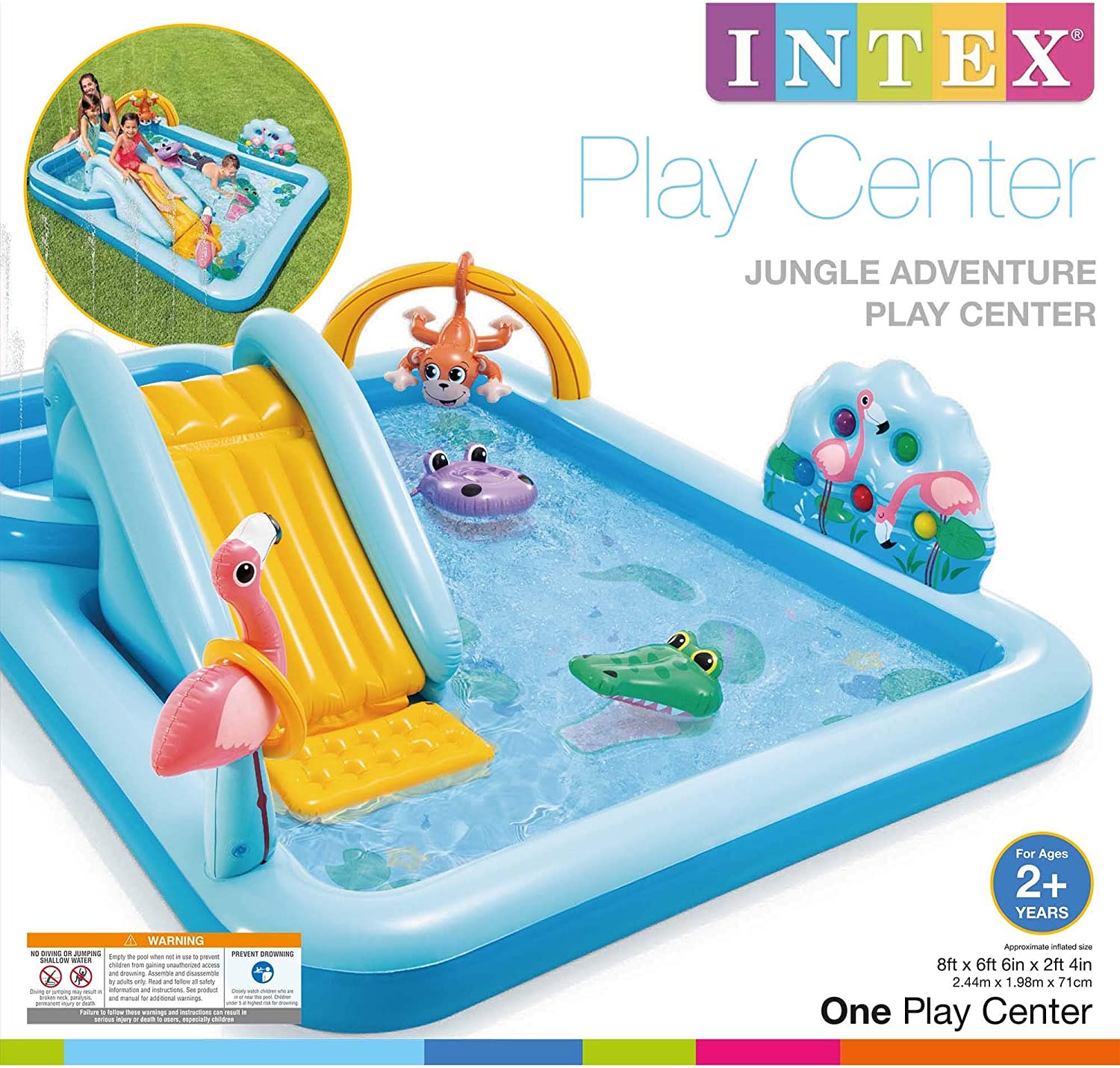 Intex Jungle Adventure Water Play Centre สระสไลเดอร์ จังเกิ้ล แอดเวนเจอร์ By Float Me Summer