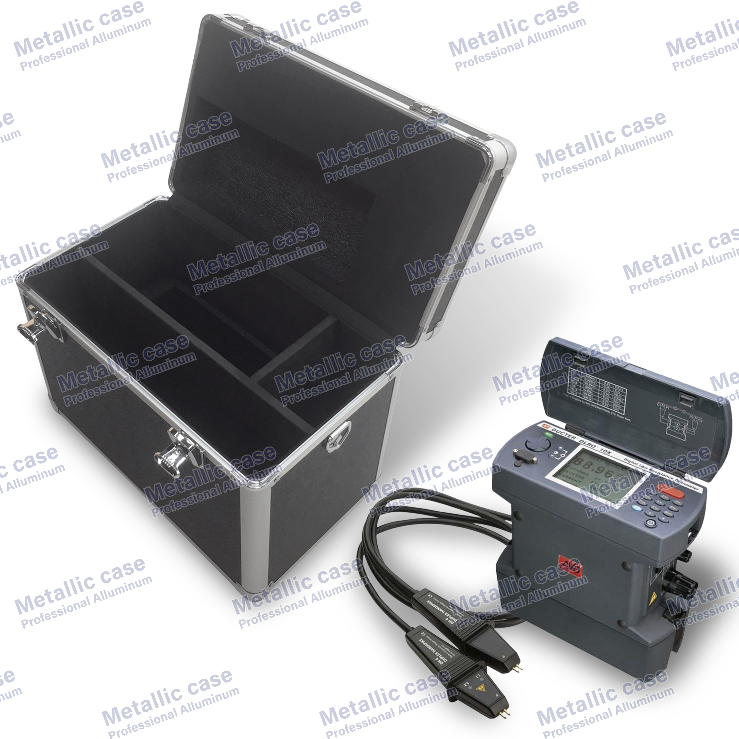 metalliccase8218-10-6404 / megger DLRO 10X (37.5x21.5x28.5 T1C1H8K7P2)