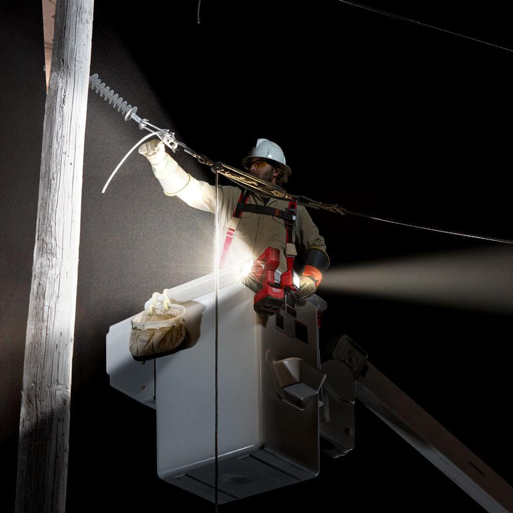 MILWAUKEE รุ่น M18 UBL-0 ไฟส่องพื้นที่ 2 หัว แรงดัน 18 โวลท์ เครื่องเปล่า