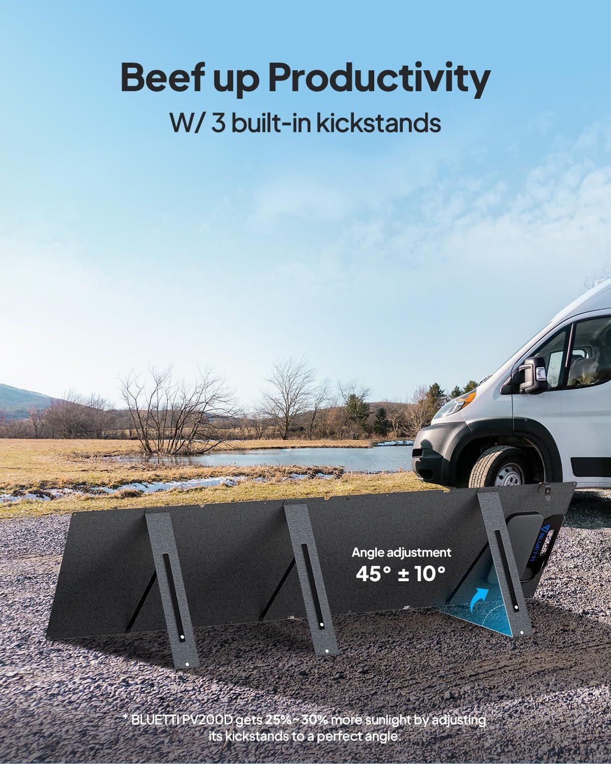 BLUETTI EB70 Portable Power Station + MP200 Solar Cell เซทแบตเตอรี่สำรองพกพา พร้อมโซลาร์เซลล์