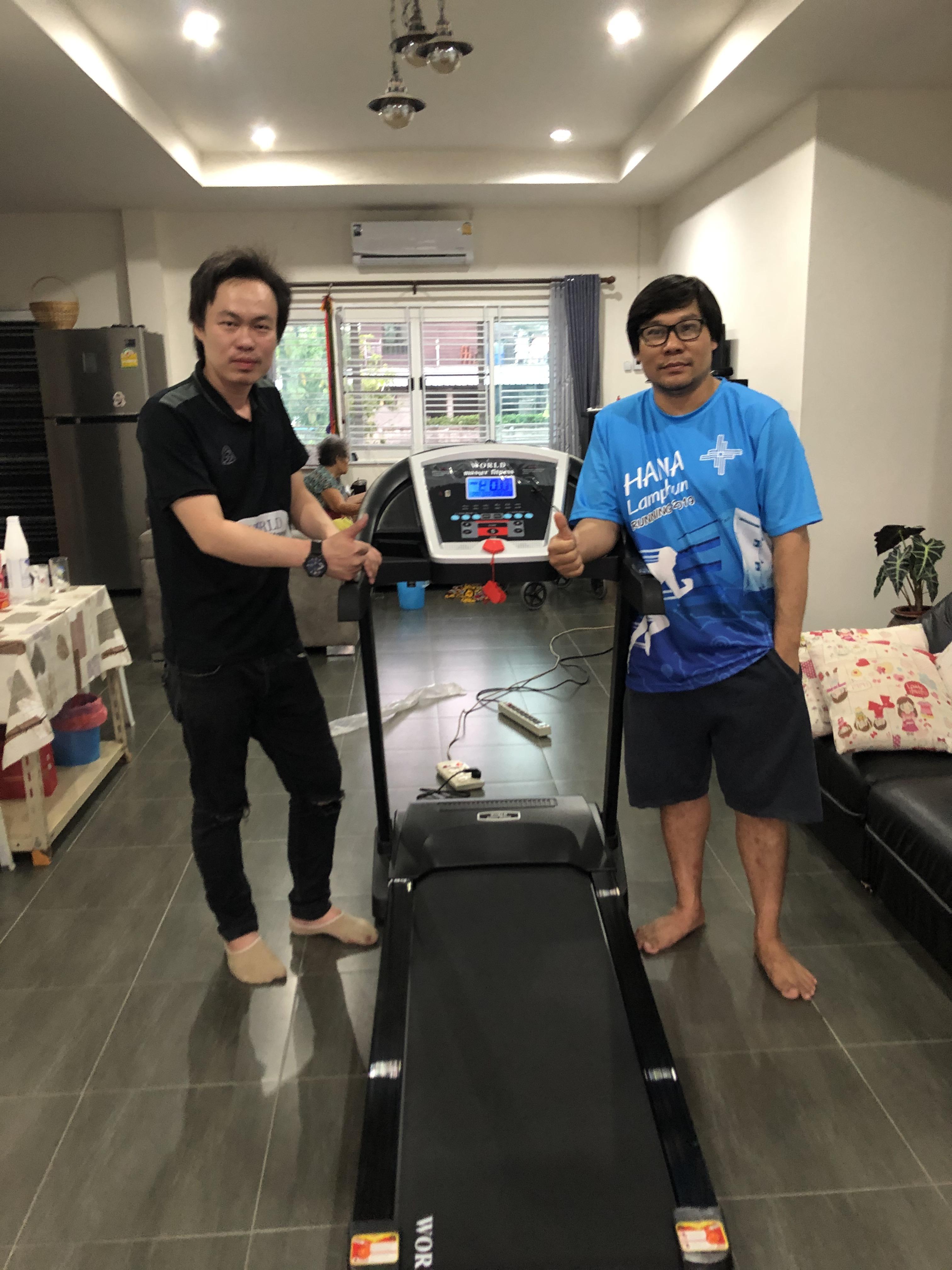 ลู่วิ่งไฟฟ้า WORLD MASTER รุ่น AT3