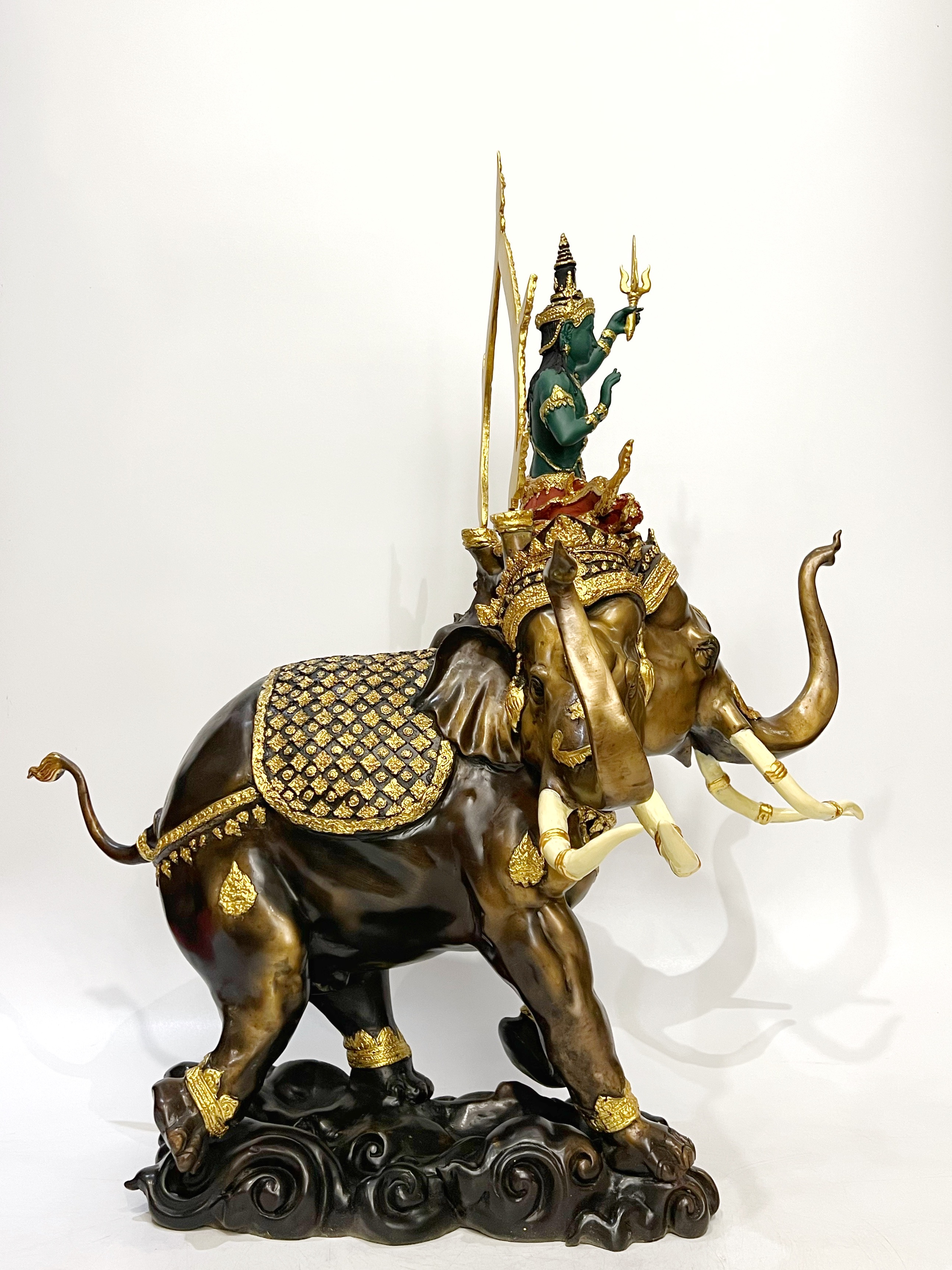 พระอินทร์ทรงช้างเอราวัณ สูง 27 นิ้ว