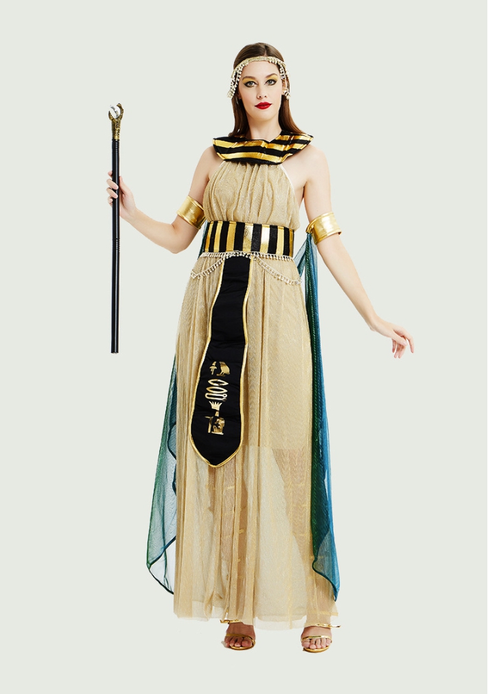 ชุดคลีโอพัตรา อียิปห์ สีทอง สาวอวบก็ใส่ได้จ้า🏍️💨 ส่งไวจาก กทม.