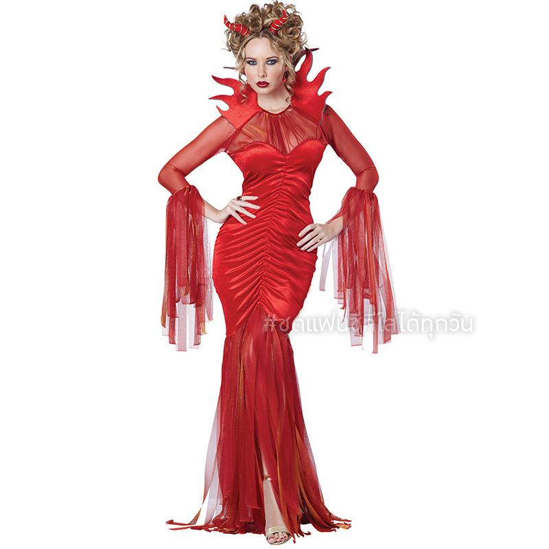 ชุดเดวิล ควีนเดวิล Devil 😈 สีแดง