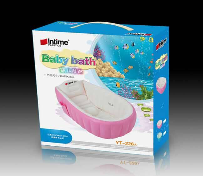 อ่างอาบน้ำเด็ก เป่าลม INTIME BABY BATHTUB
