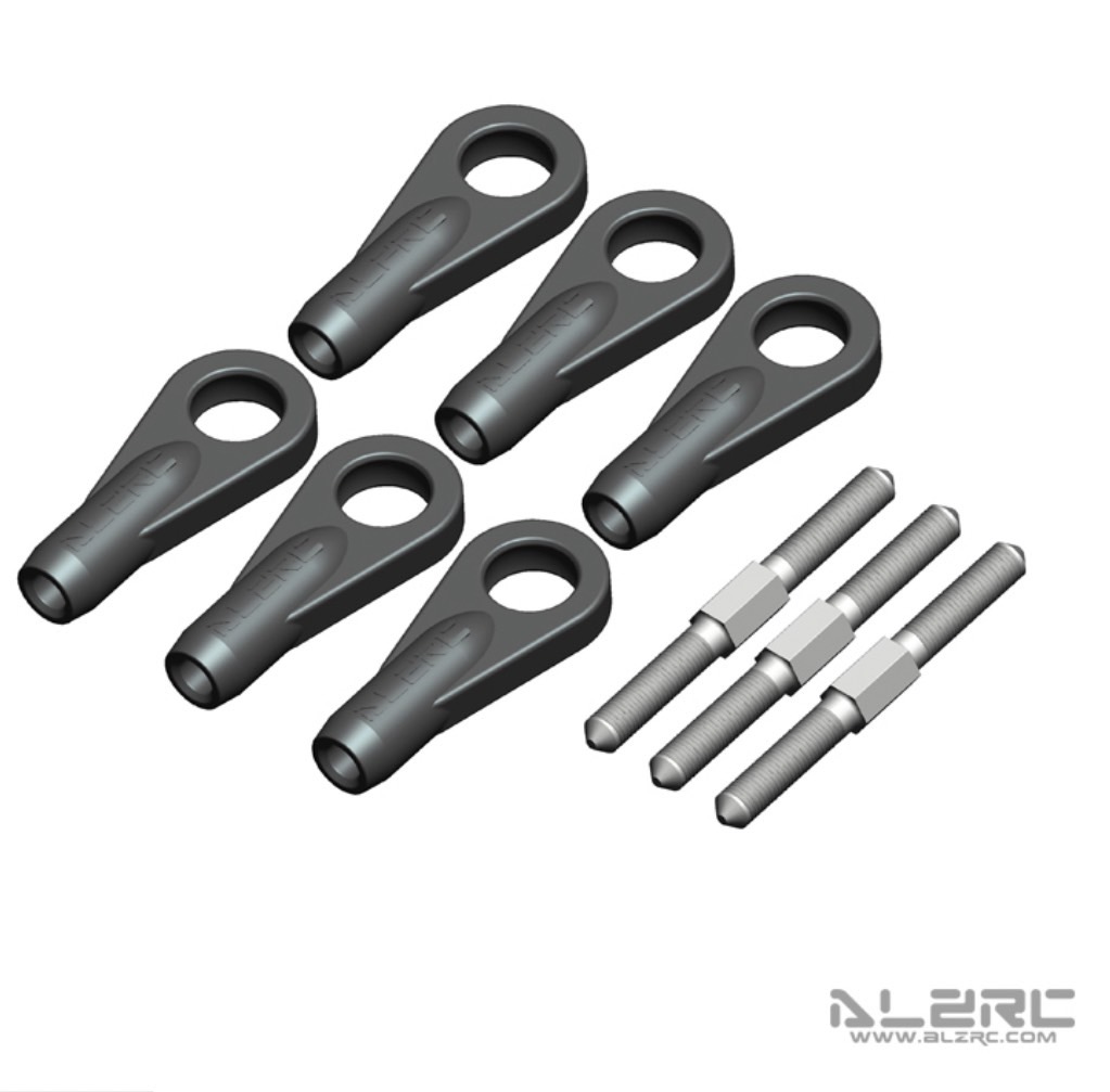 DX380-11 # Devil X380 Swashplate Servo Pros and Cons Pull Rod Set - 22mm