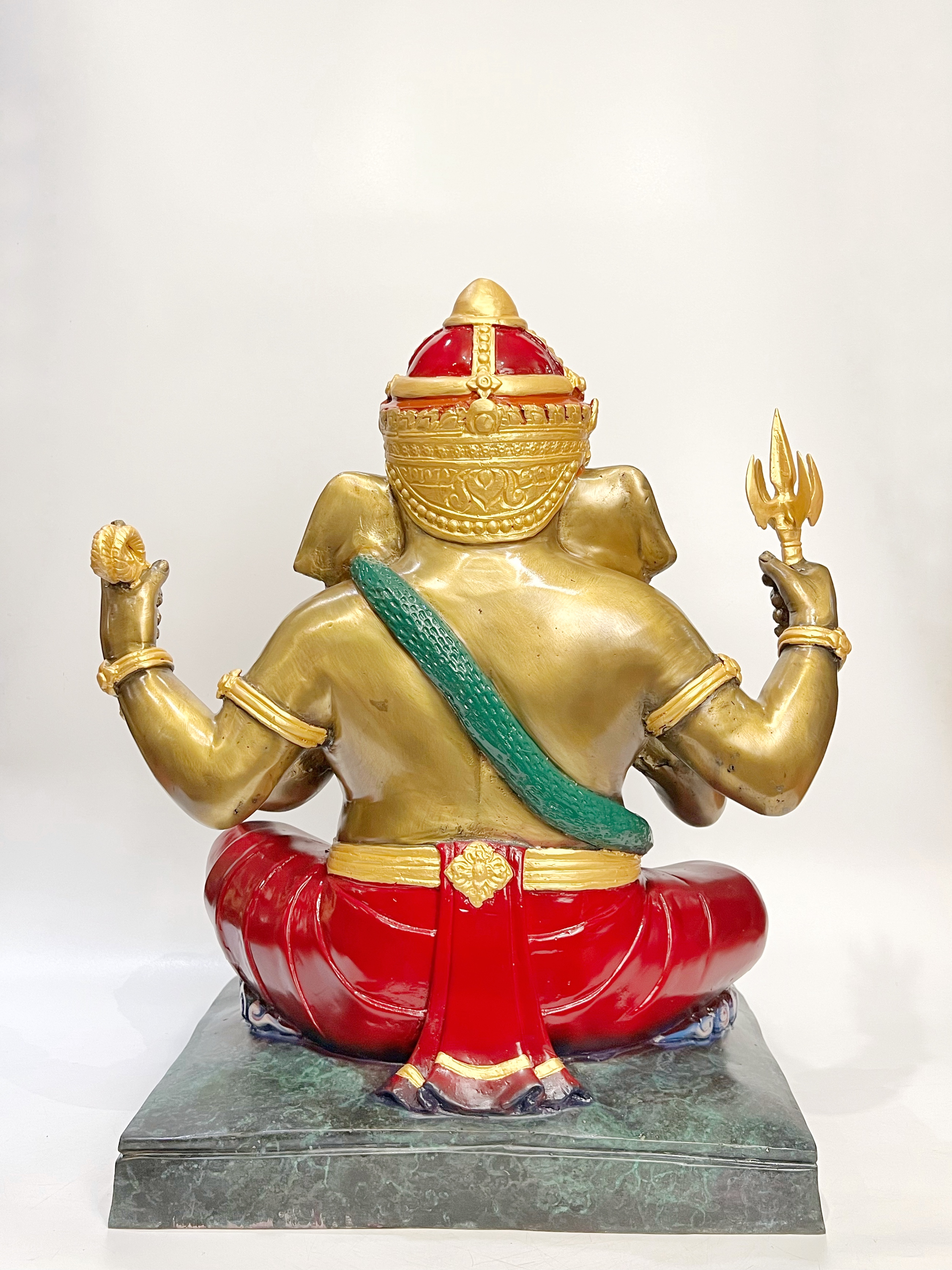 พระพิฆเนศ ปางเอกทันตะ หน้าตัก 16 นิ้ว (ฐานเหลี่ยม)