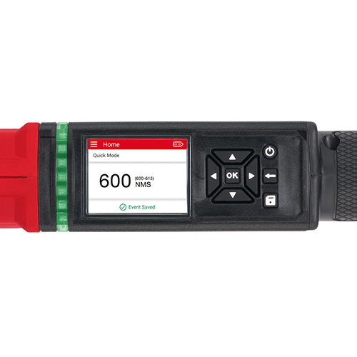 MILWAUKEE รุ่น M12 ONEFTR38-201C ประแจปอนด์ดิจิตอลไร้สายขนาด 3/8 นิ้ว แรงดัน 12V รวมเครื่องชาร์จและแบตเตอรี่ 12V@2.0AH x 1 ก้อน