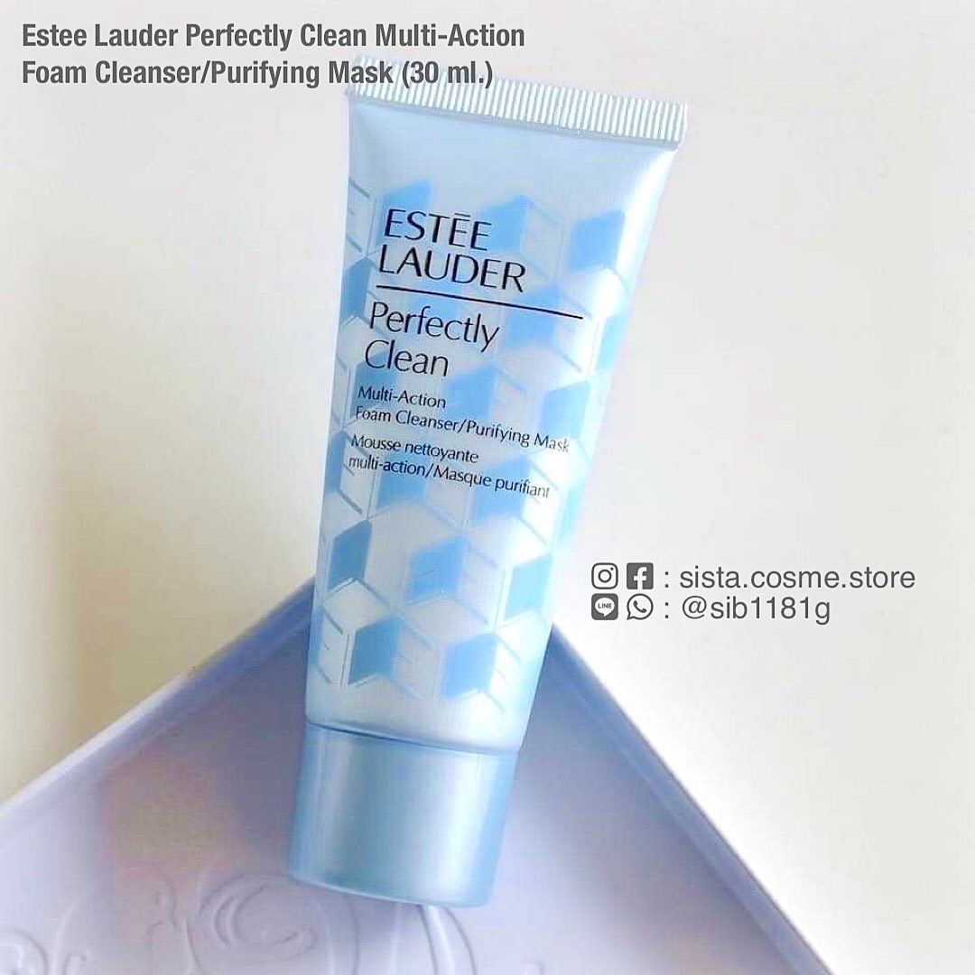 Estee Lauder Perfectly Clean Multi-Action Foam Cleanser/Purifying Mask (30 ml.)