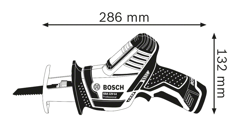 Bosch รุ่น GSA 12V-14 เลื่อยตัดกิ่งไม้ไร้สาย