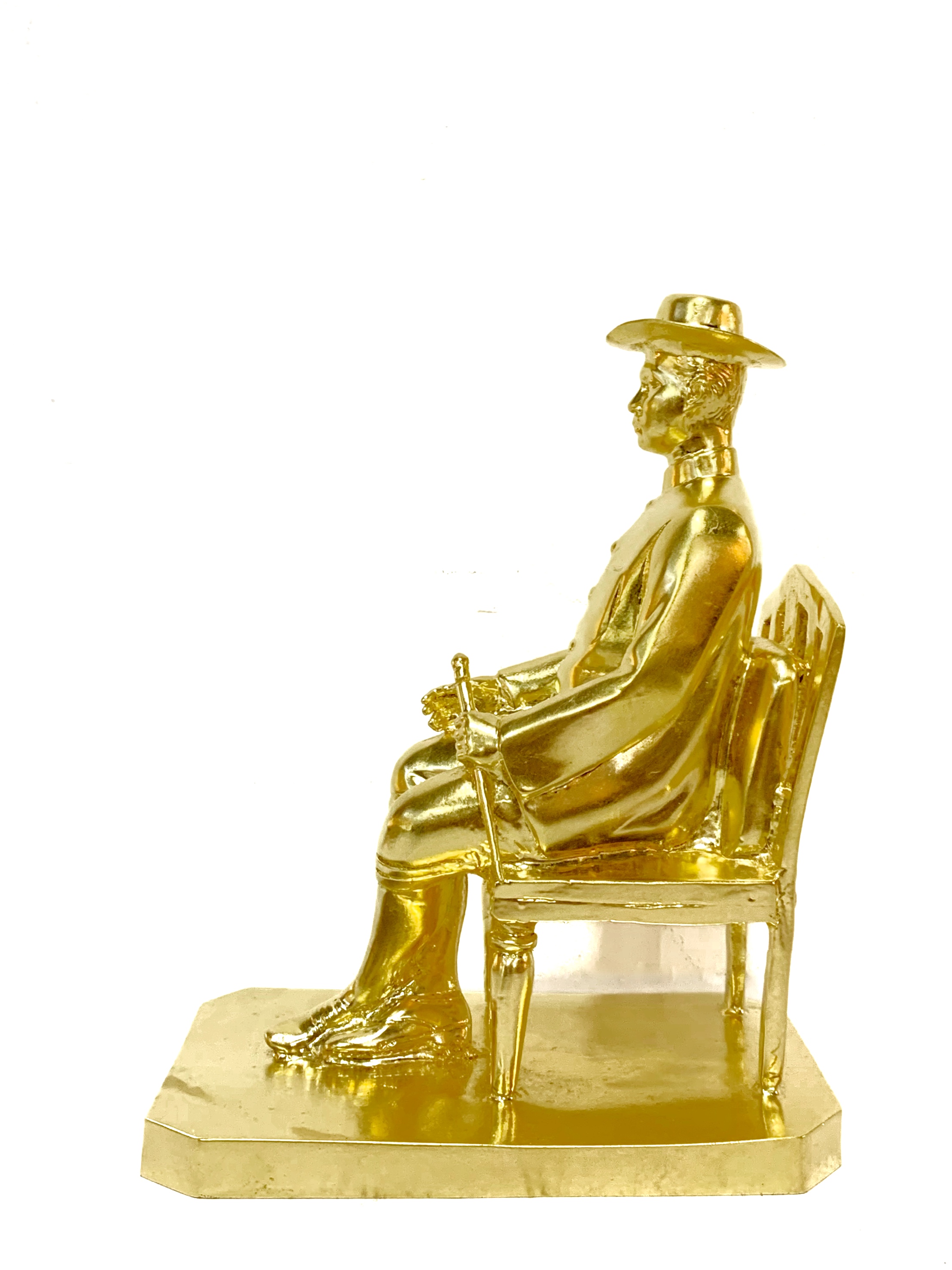 รัชกาลที่ 5 ประทับเก้าอี้ หน้าตัก 5 นิ้ว