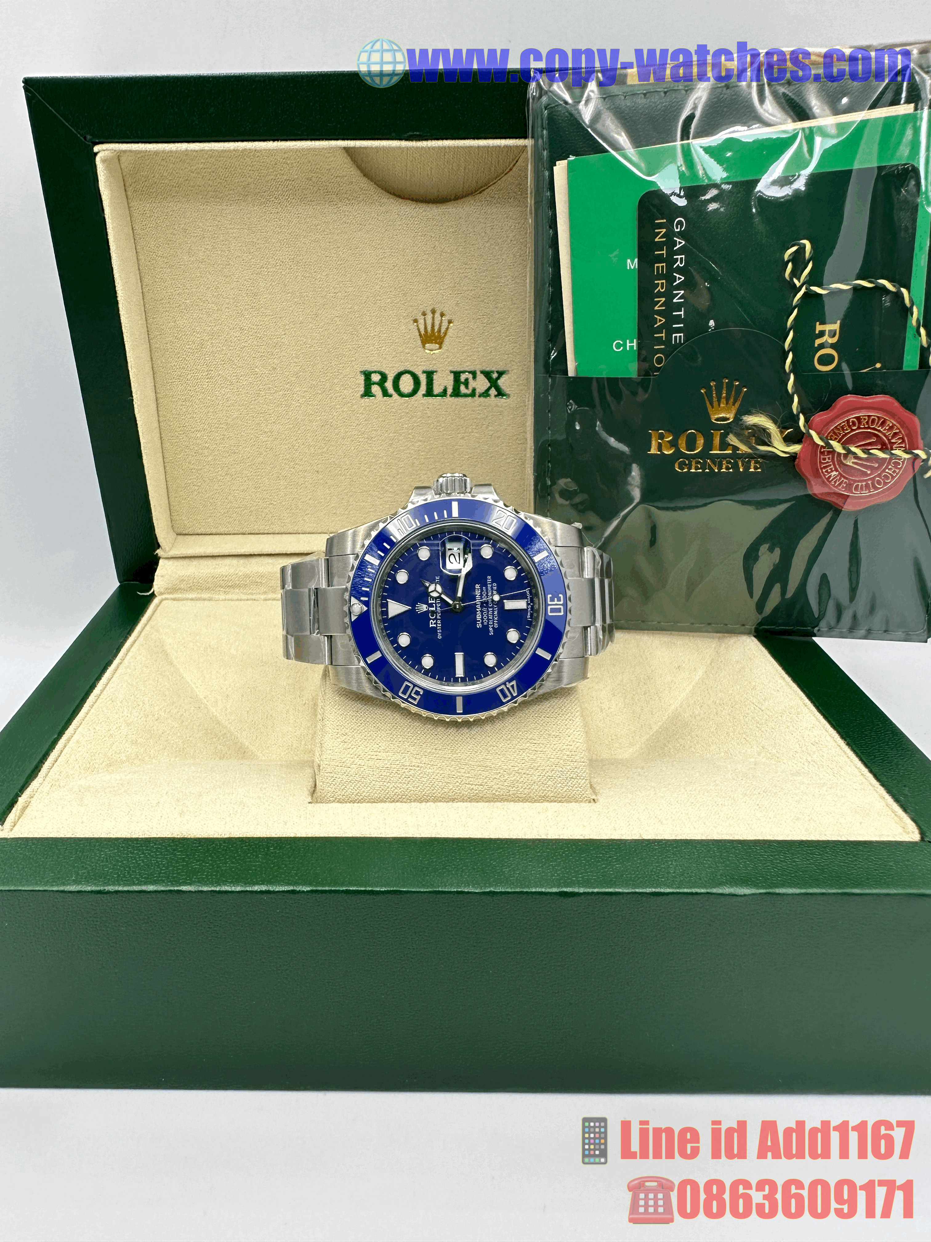 Rolex Submariner Smurf (Swiss VSF.V3)
