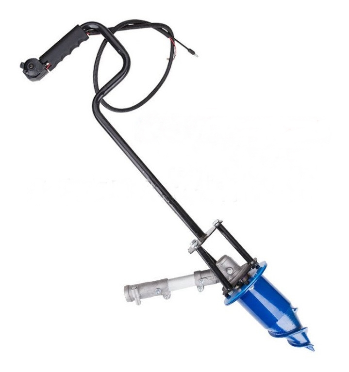 หัวเจาะดิน ดอกสว่านเจาะดิน(สำหรับเจาะดินอ่อน-แข็ง)+ด้ามจับ+หัวเกียร์ สำหรับเครื่องตัดหญ้าข้ออ่อน