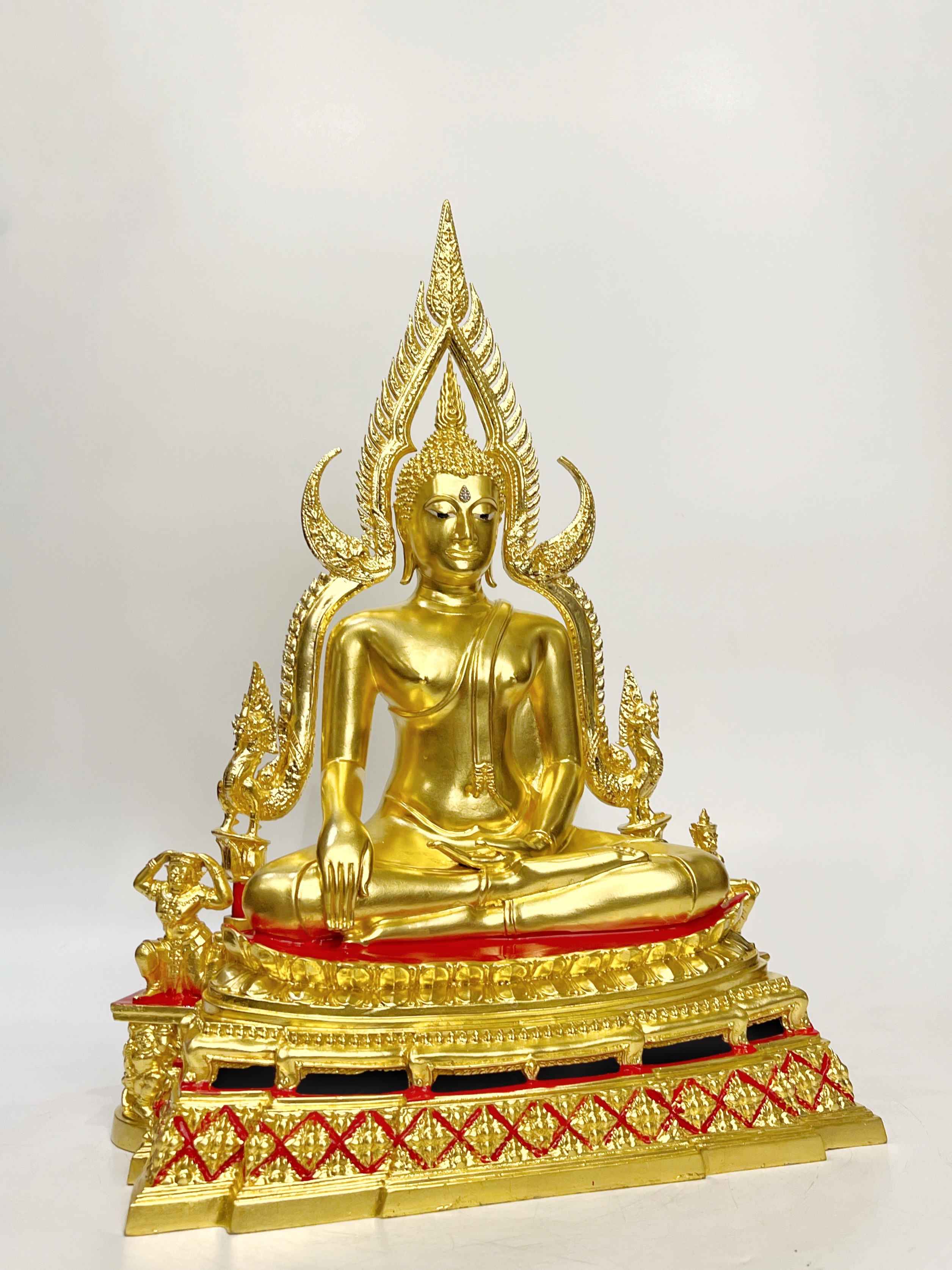 พระพระพุทธชินราชจำลอง รุ่น 666 ปี หน้าตัก 9.9 นิ้ว (หมายเลข156)