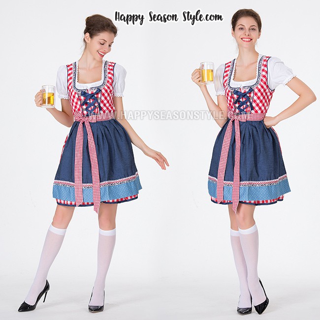 ชุดบาวาเรียน Oktoberfest Beer ชุดประจำชาติ เยอรมัน เนเธอร์แลนด์ ชุดเชียร์เบียร์