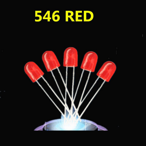 หลอด LED OVAL 5 มม. (สีแดง)