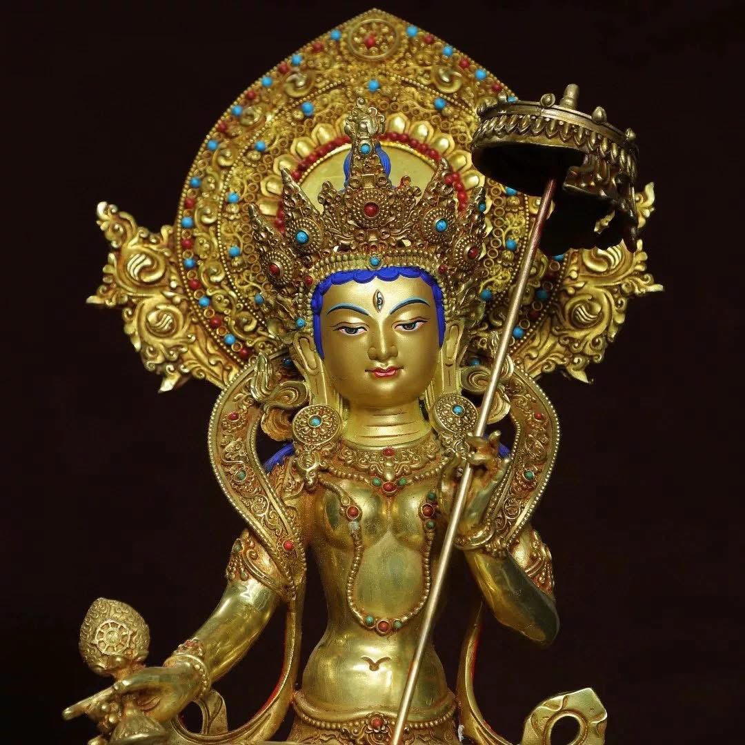 Pre-Order : พระตาราฉัตรขาว สูง 37 cm