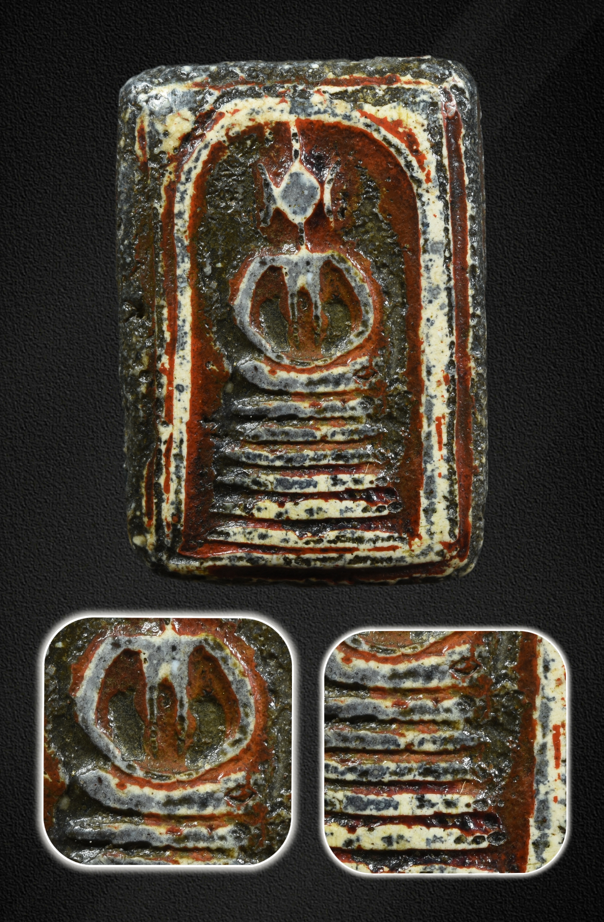 พระสมเด็จเกตุไชโย มีคราบลงรัก