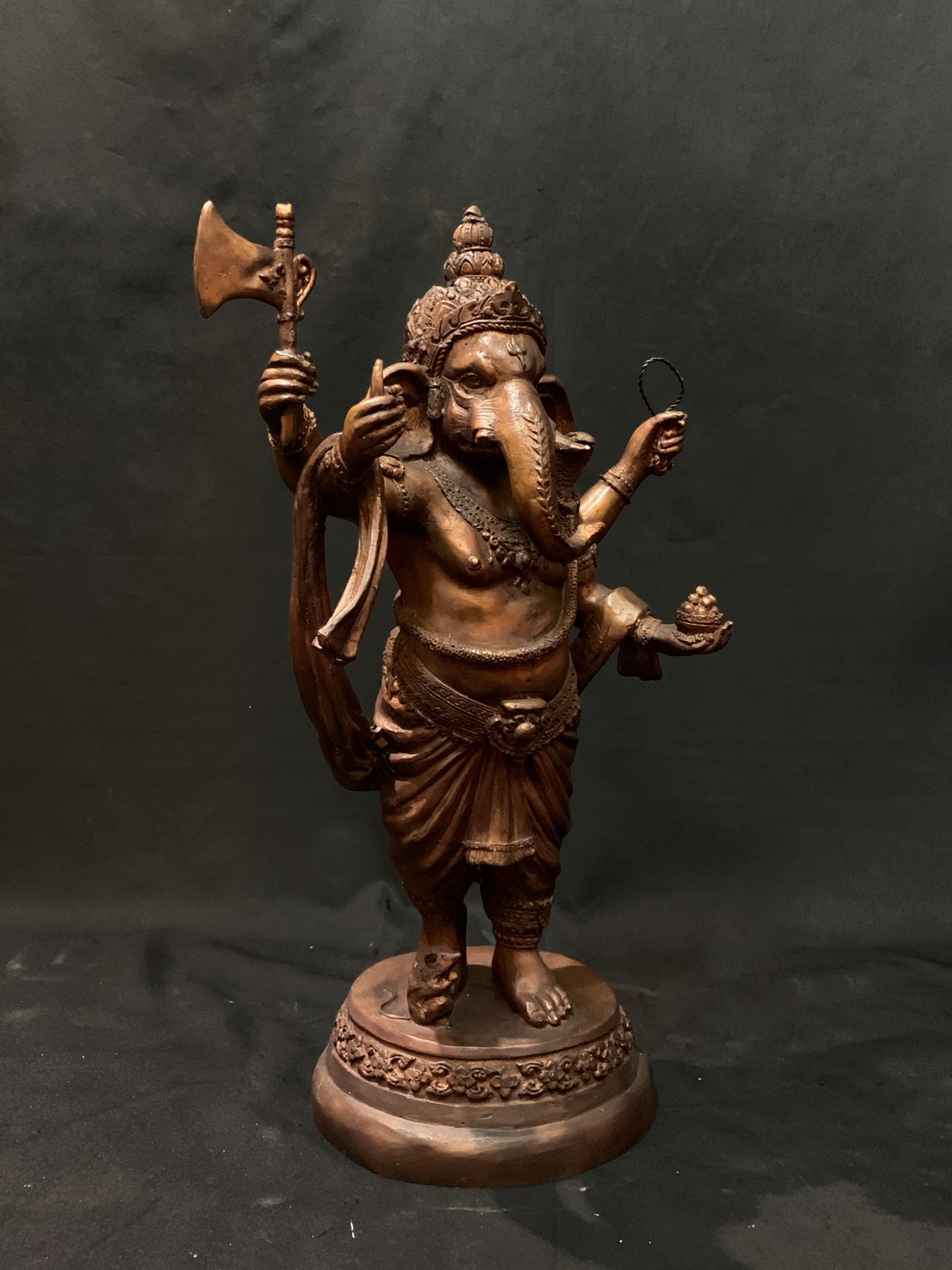 พระพิฆเนศ ปางไพรีพินาศ หน้าตัก 9 นิ้ว