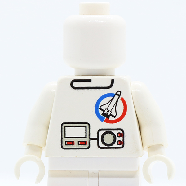 Launch Command Logo, Gray Equipment Pattern / White Arms / White Hands