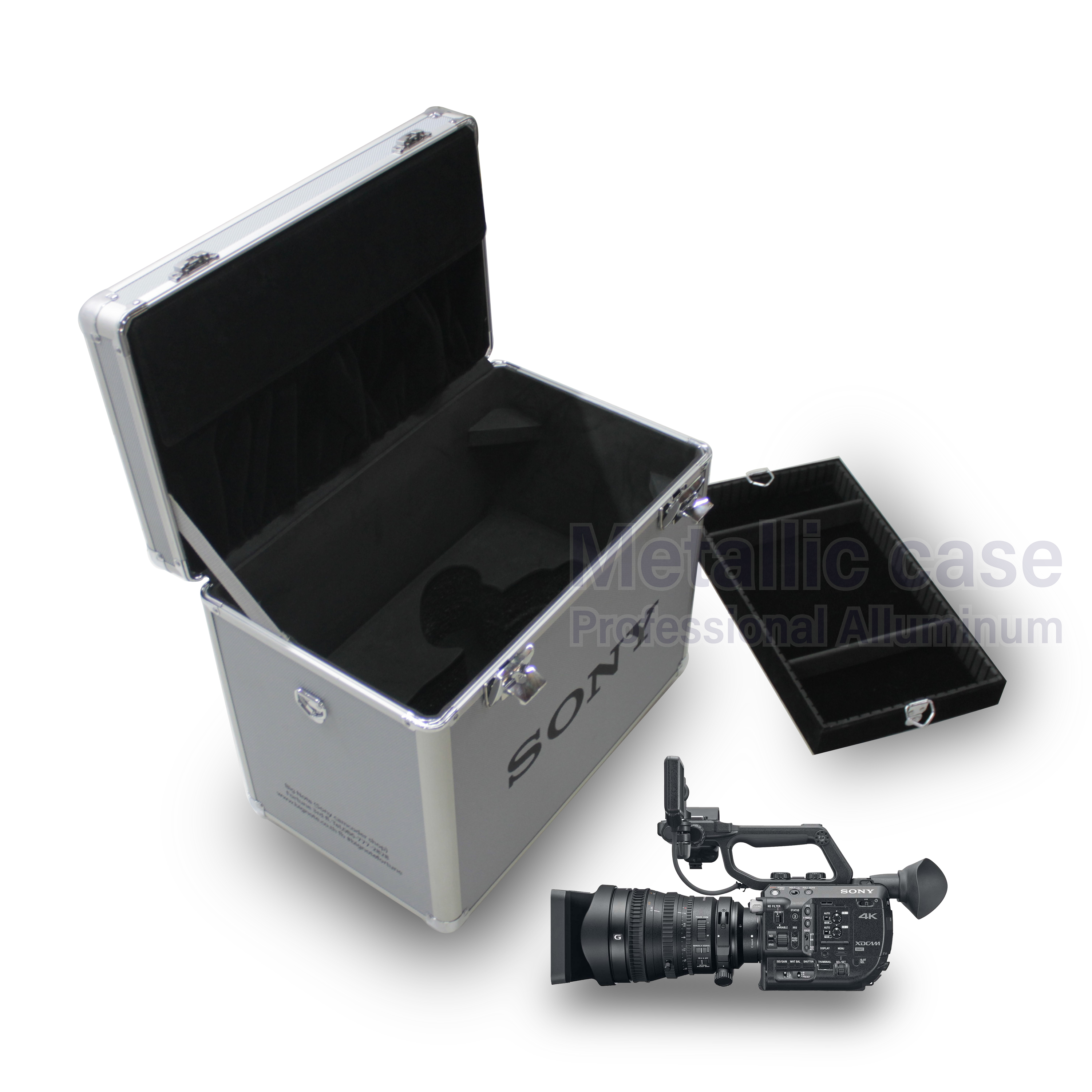 metalliccase7807-05-6211 / SONY FS5 (43.5x26.5x36.5 T1C4H4K6P2)