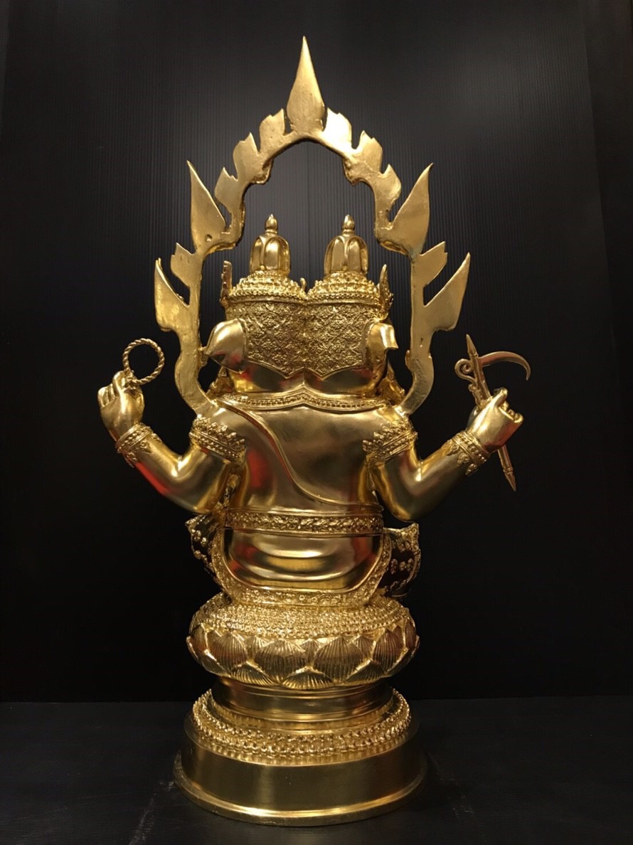 พระพิฆเนศ ปางทวิมุข หน้าตัก 9 นิ้ว