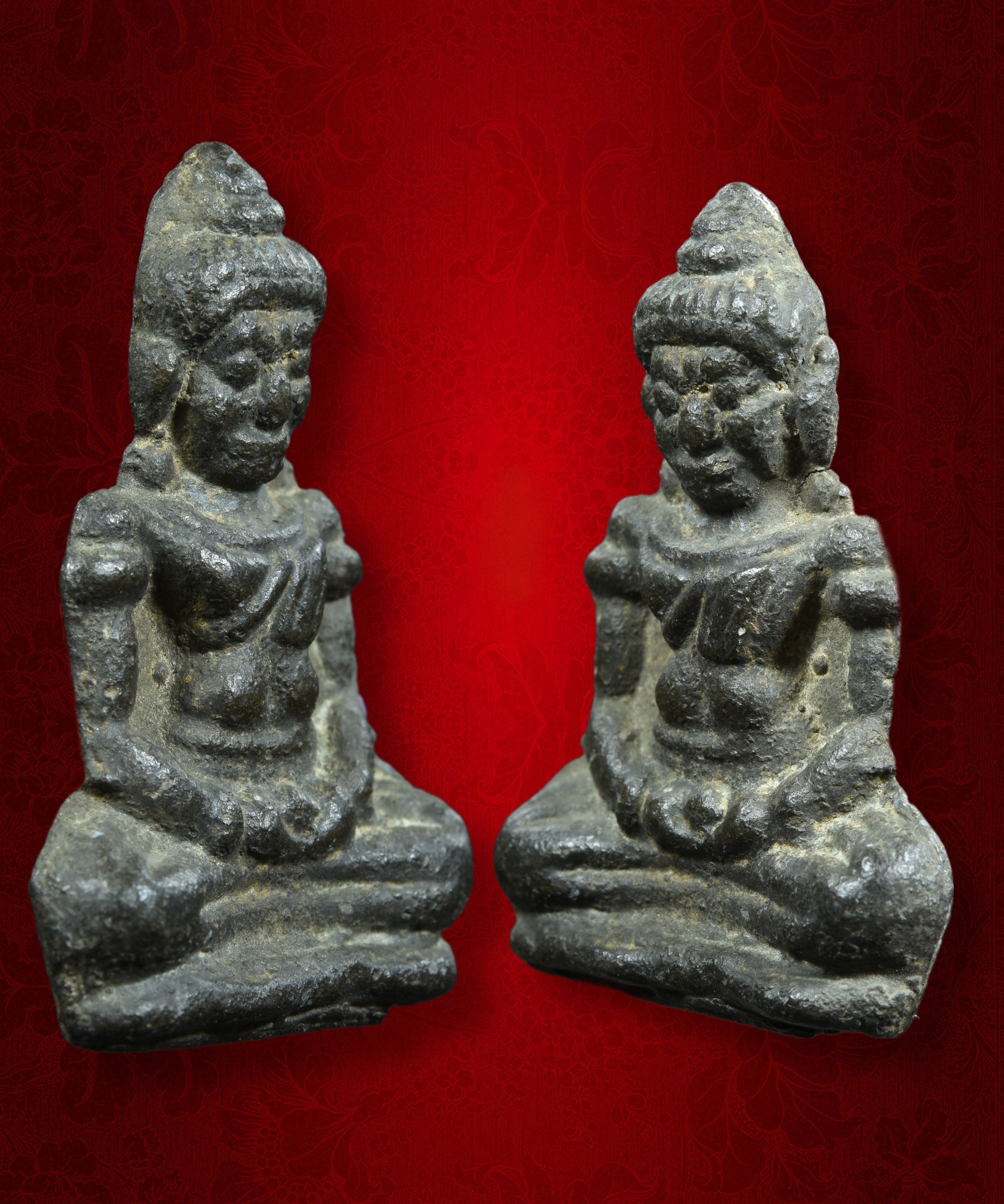 พระร่วงนั่งลพบุรี เนื้อชินเงิน