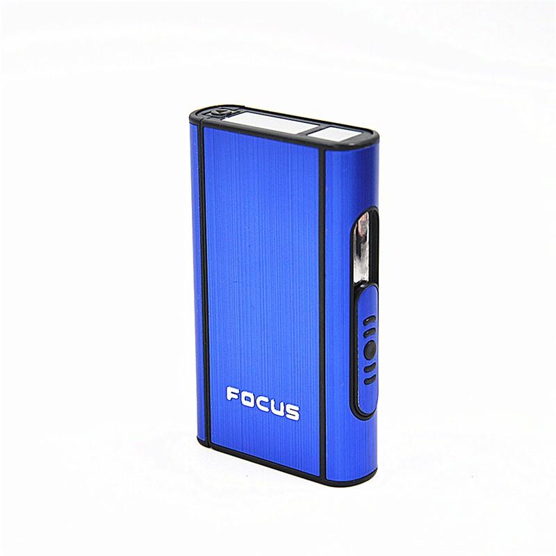 FOCUS_กล่องพลาสติคใส่มวนยาเส้น 8 มวน แบบกดออโต้