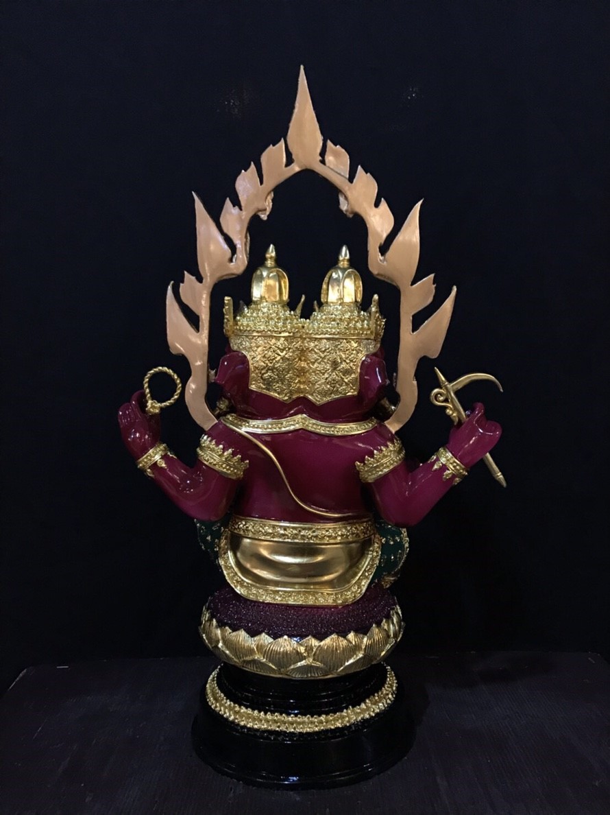 พระพิฆเนศ ปางทวิมุข หน้าตัก 9 นิ้ว