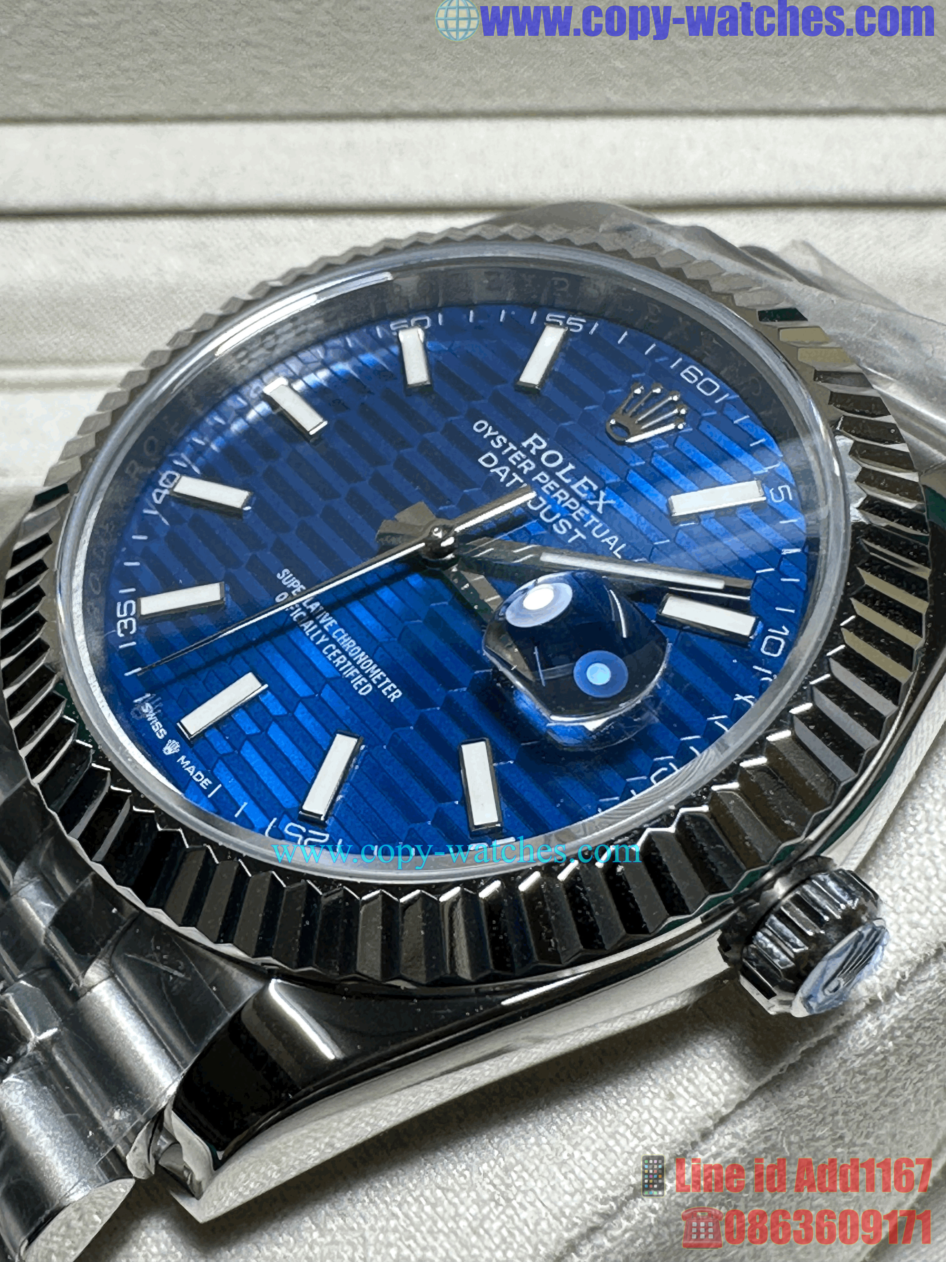 Rolex Datejust 41mm Blue Dial Ref#126334 (Swiss EW)