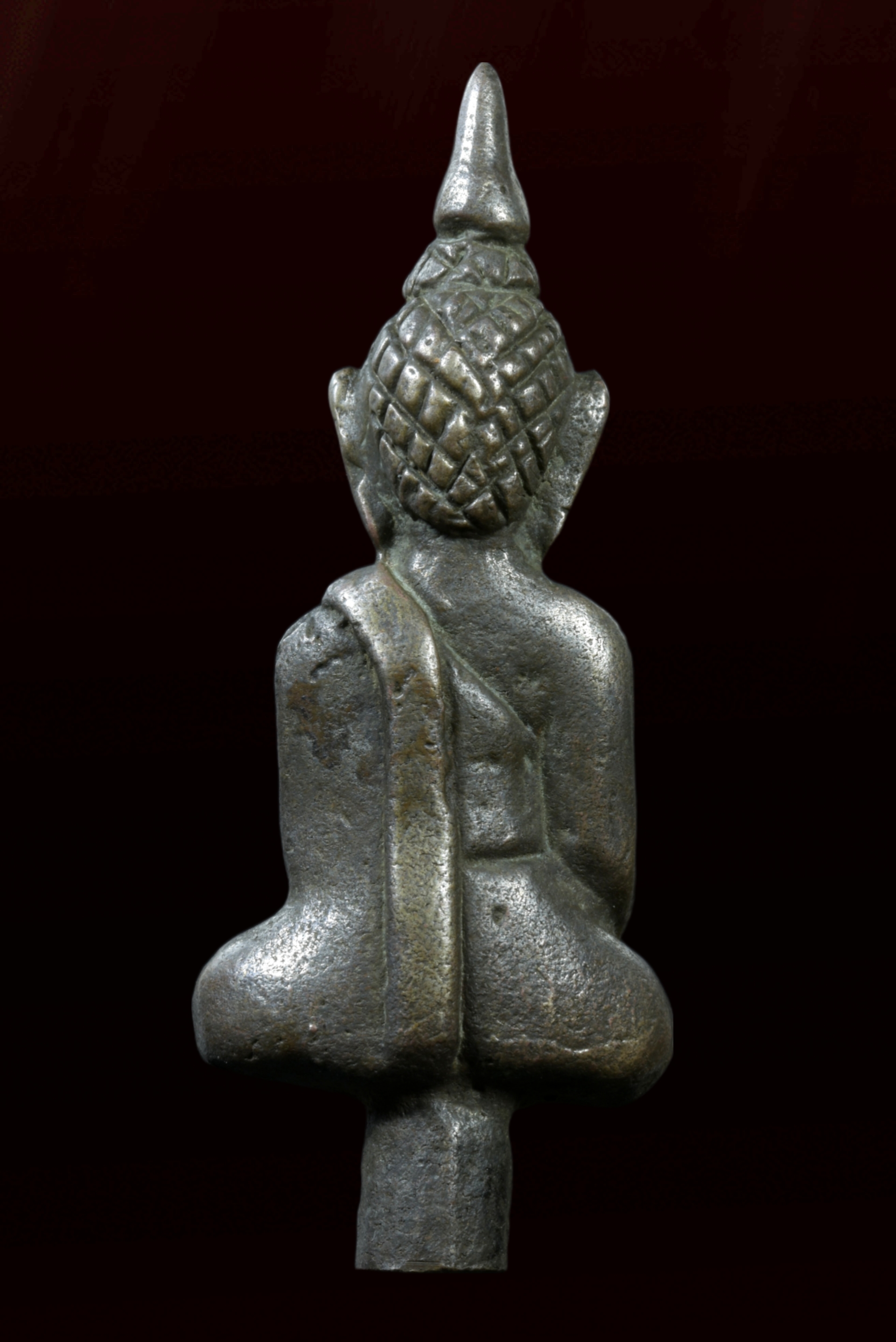 พระยอดธง อยุธยา เนื้อสำริดเงิน