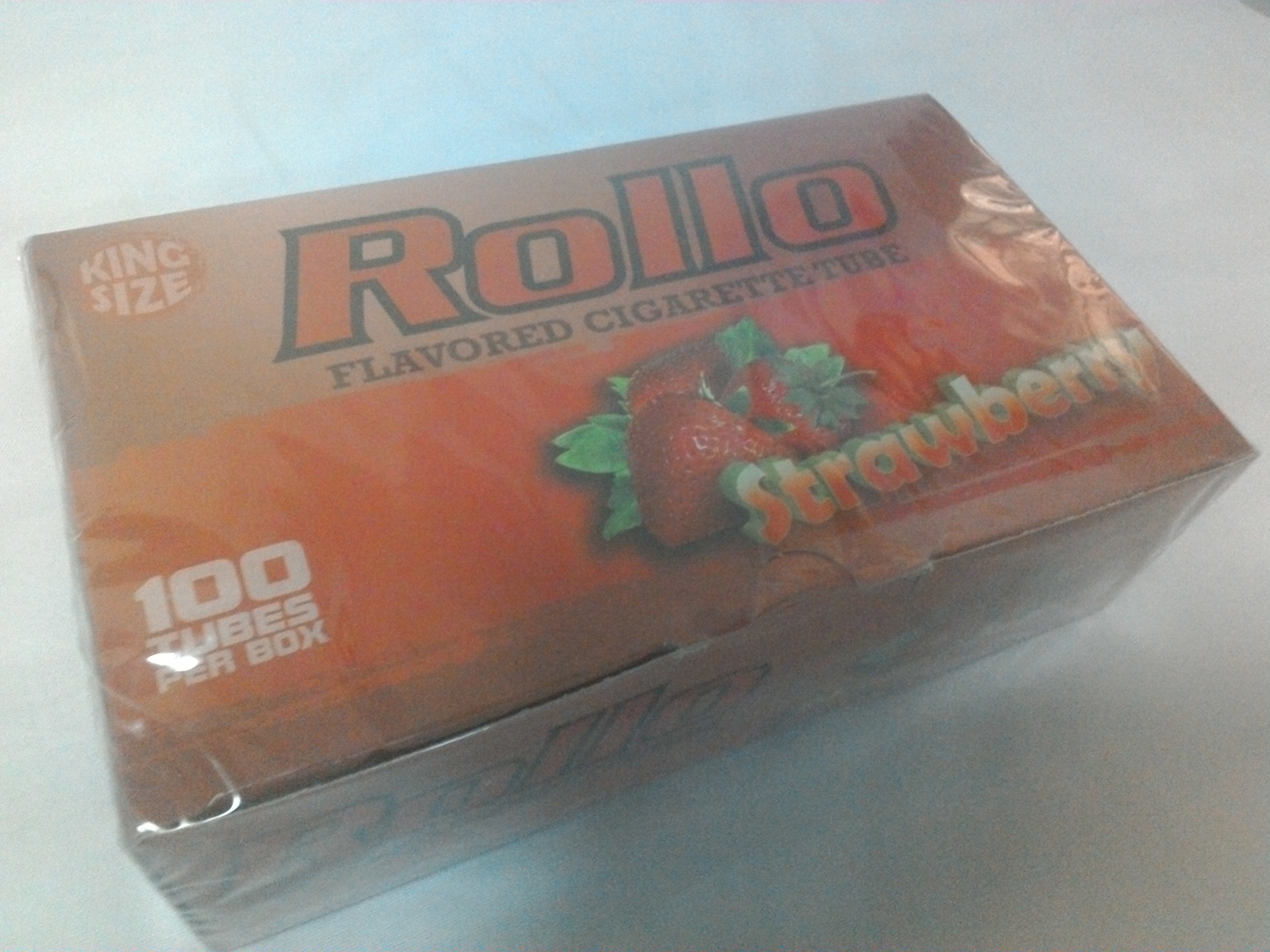 มวนเปล่ากลิ่นสตอเบอรี่ หอมมาก บรรจุ100มวน