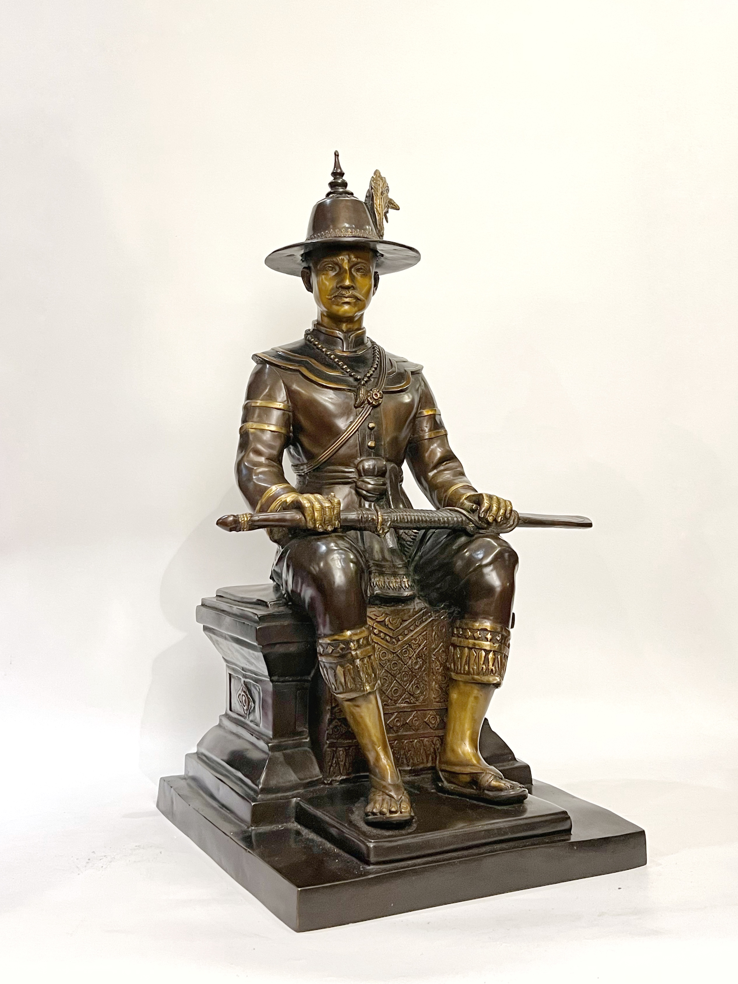 สมเด็จพระเจ้าตากสินมหาราช นั่งบัลลังก์ หน้าตัก 14 นิ้ว