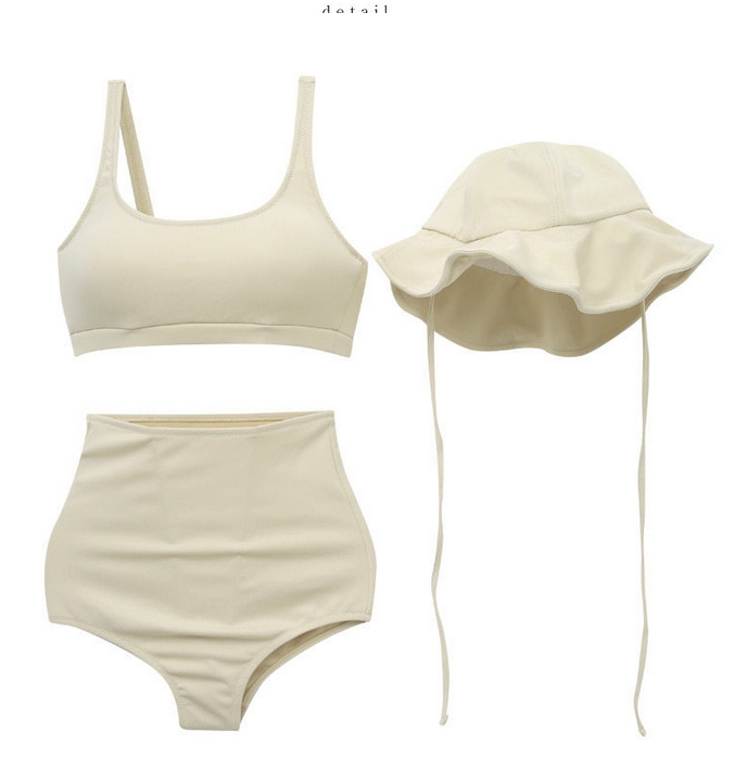 ชุดว่ายน้ำทูพีช พร้อมหมวก เซ็ท 3 ชิ้น