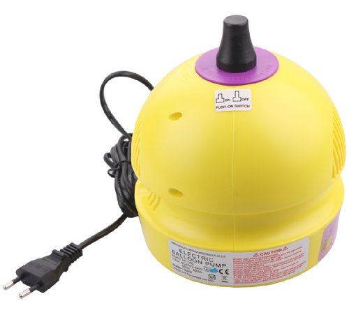 Stermay เครื่องสูบลูกโป่งไฟฟ้า เครื่องเป่าลูกโป่ง แบบ 1 หัว รุ่น Balloon Pump HT-505 (สีเหลือง)