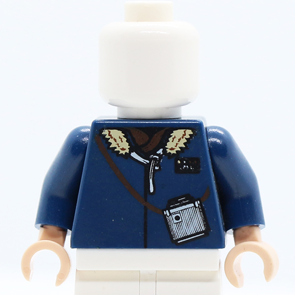 SW Jacket with Collar and Monocular Pattern (Han Solo) / Dark Blue Arms / Light Nougat Hands