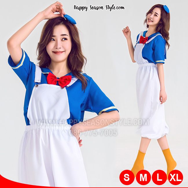 โดนัลดั๊ก Donald duck เอี้ยมขาว ผู้หญิง