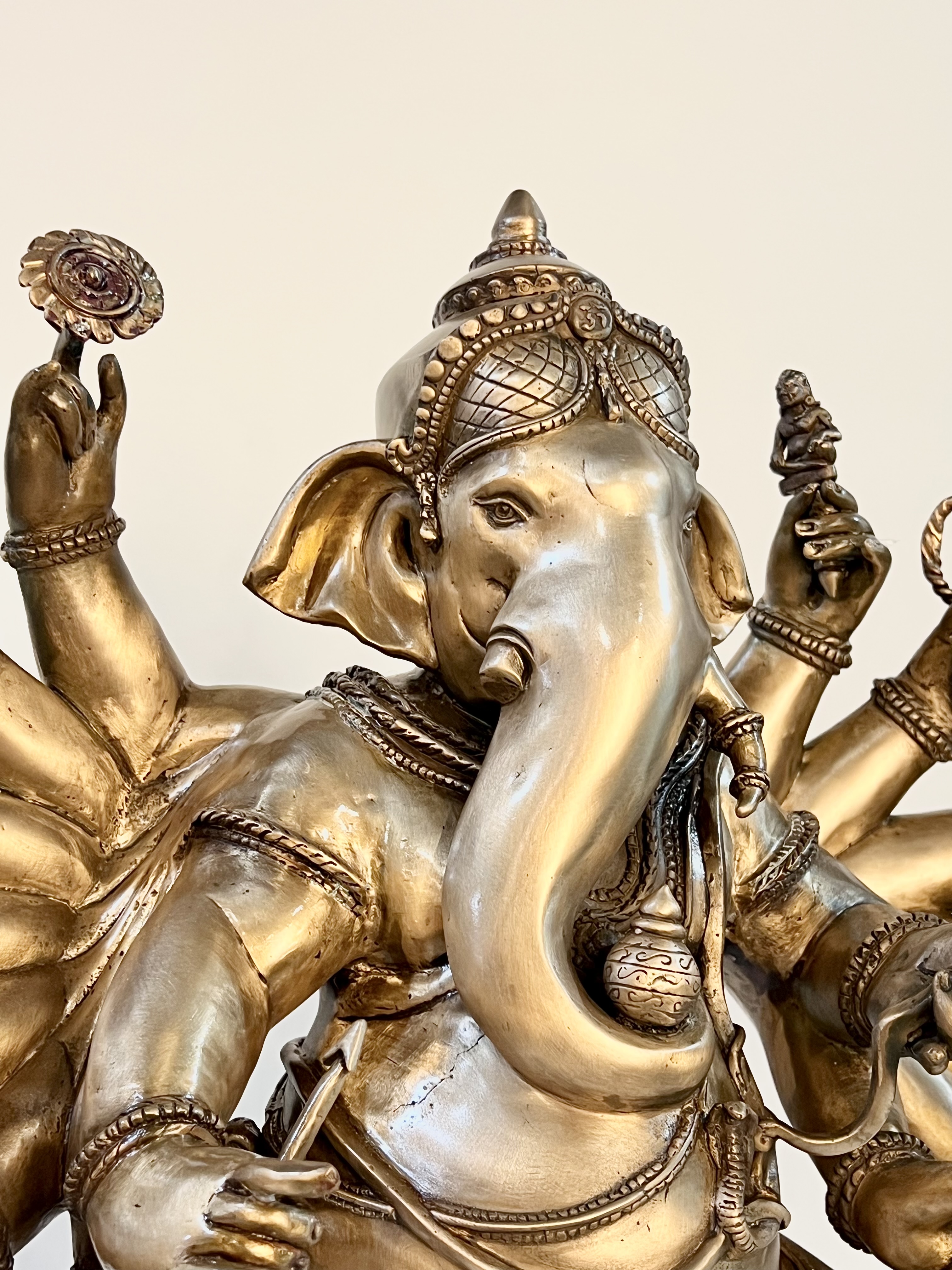 พระพิฆเนศ ปางออกศึก (พระวีระคณปติ) หน้าตัก 9 นิ้ว