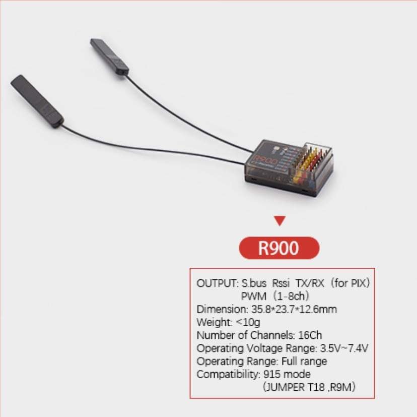 -Jumper Receiver R900 900MHz Long Range RX 800.-
