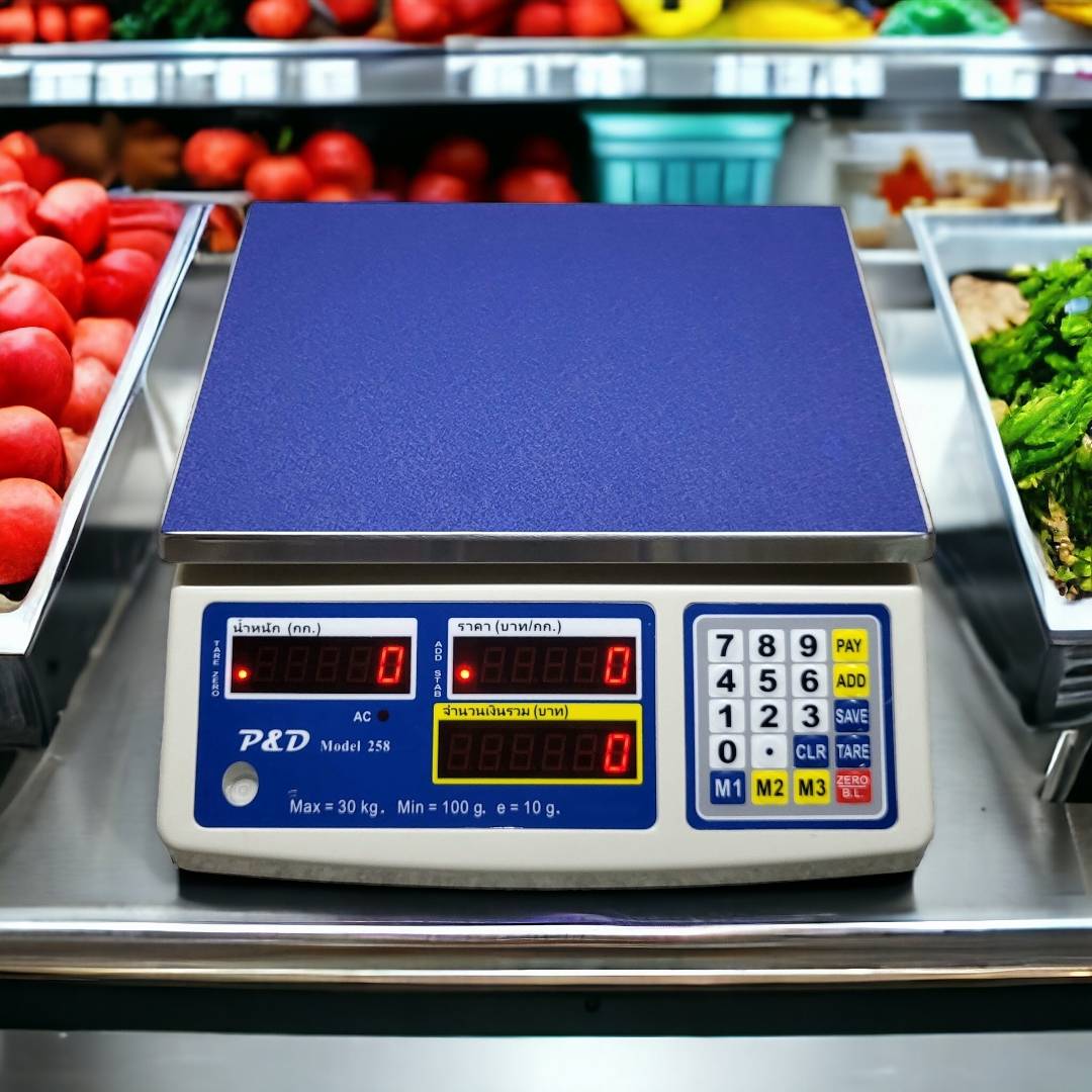 เครื่องชั่งคำนวณราคา 30 kg. ค่าละเอียด 10 g.