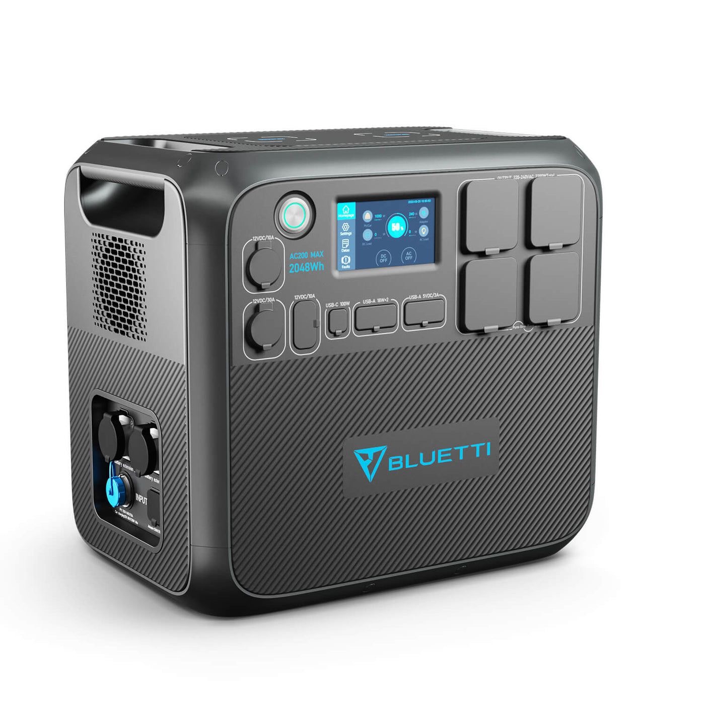 BLUETTI AC200MAX Portable Power Station + PV350 Solar Cell เซทแบตเตอรี่สำรองพกพา พร้อมโซลาร์เซลล์