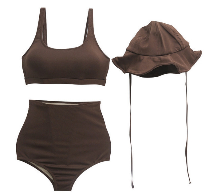 ชุดว่ายน้ำทูพีช พร้อมหมวก เซ็ท 3 ชิ้น