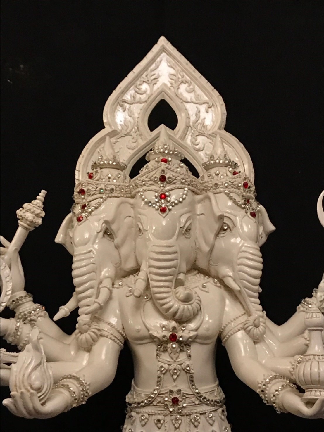 พระพิฆเนศ ปางตรีมุขคณปติ หน้าตัก 12 นิ้ว