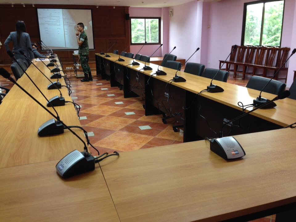 จำหน่ายพร้อมติดตั้งไมค์ชุดประชุม TOA