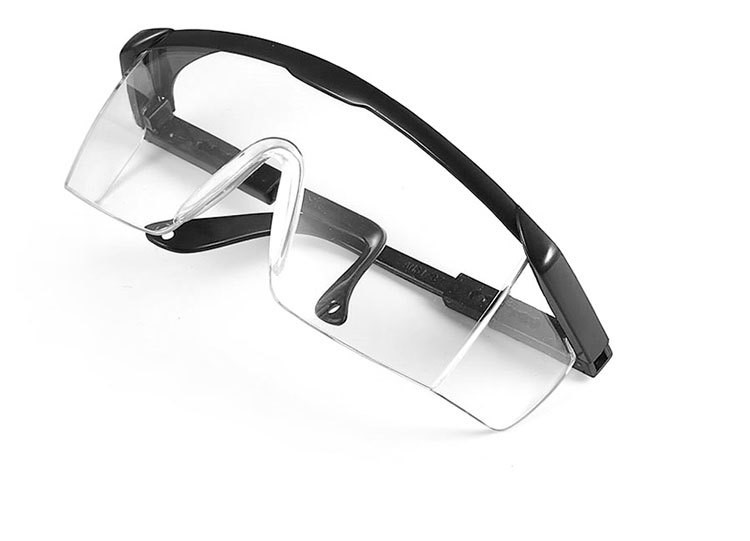 แว่นตาตัดหญ้า แว่นตานิรภัย แว่นตากันลม แว่นตากันสะเก็ด เลนส์ใส