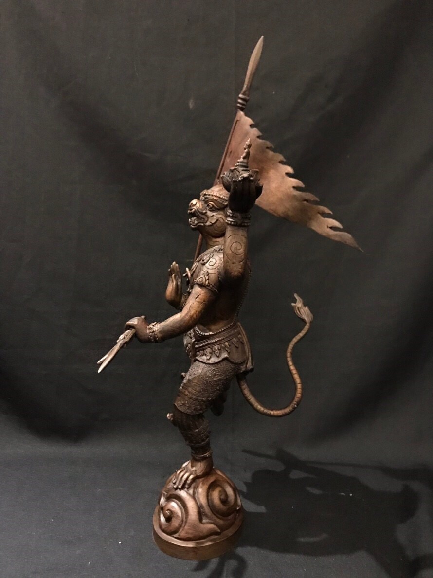 หนุมานชนะมาร ประทานพร หน้าตัก 9 นิ้ว