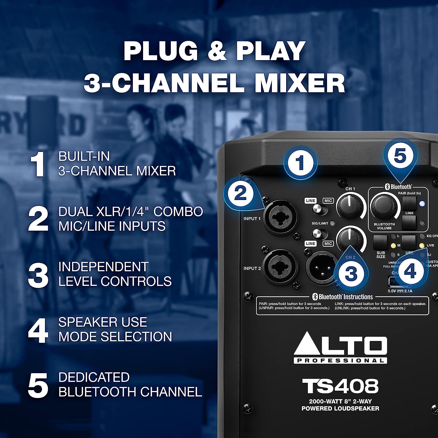 ลำโพง ALTO TS-408
