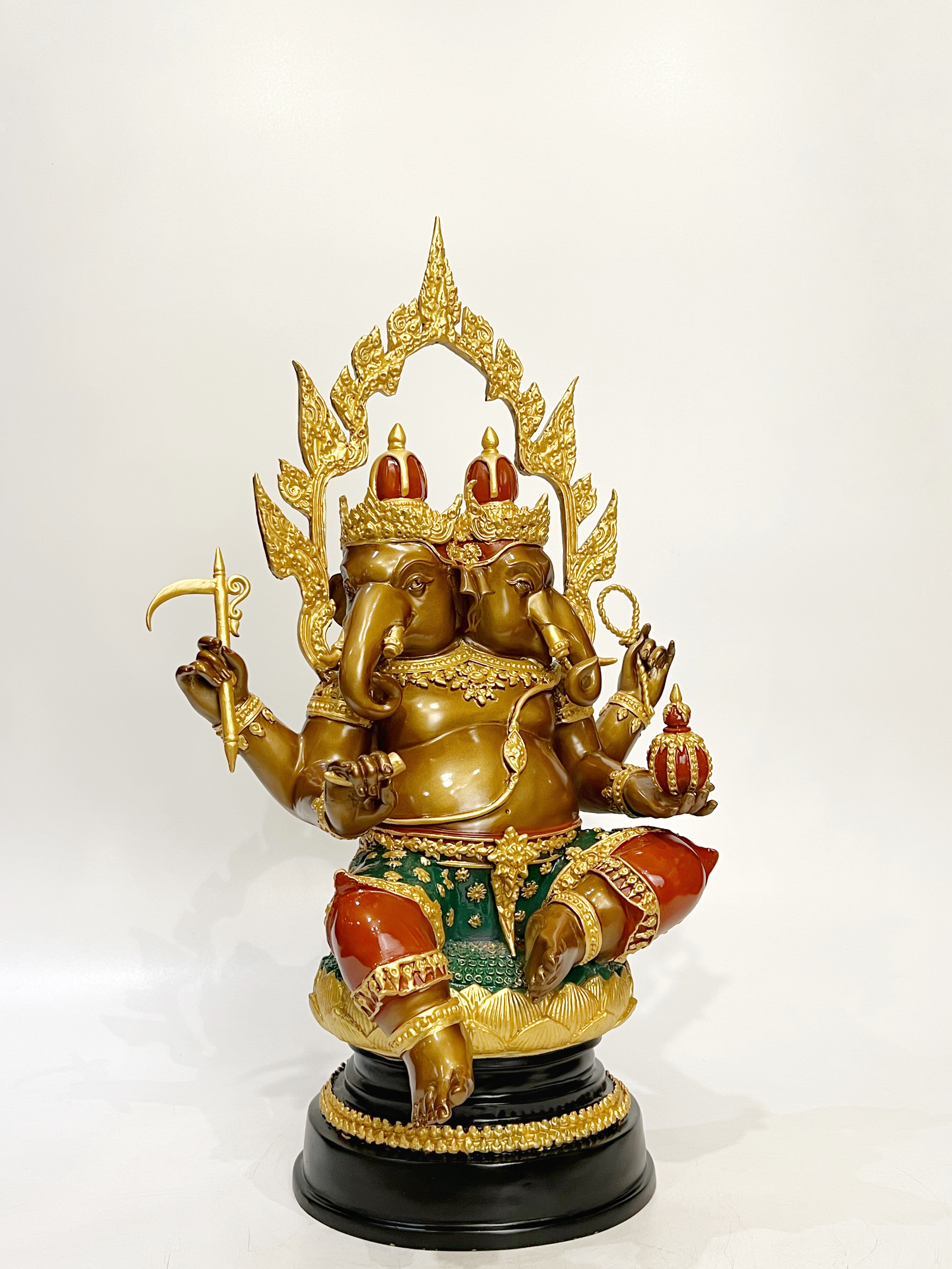 พระพิฆเนศ ปางทวิมุข หน้าตัก 9 นิ้ว